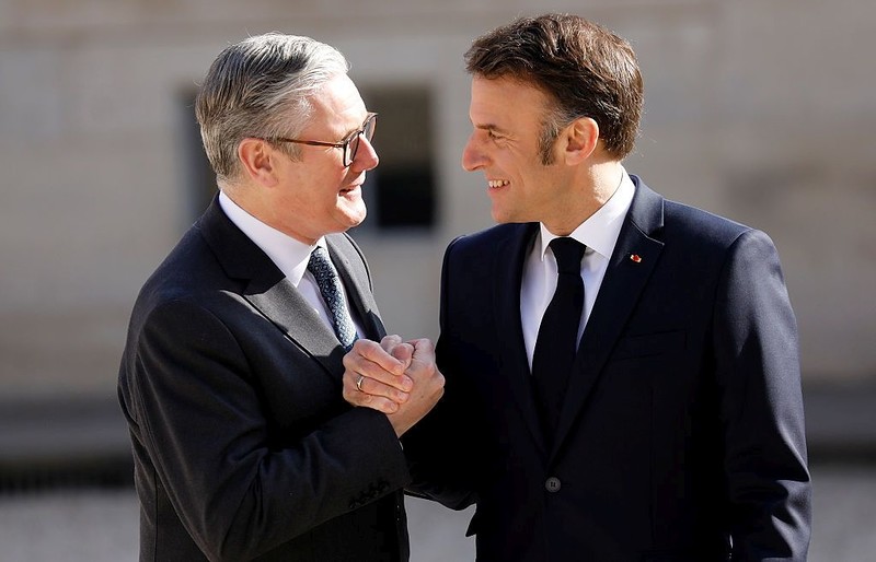 Premier Starmer rozmawiał z prezydentem Francji na temat ceł USA i sił na Ukrainie