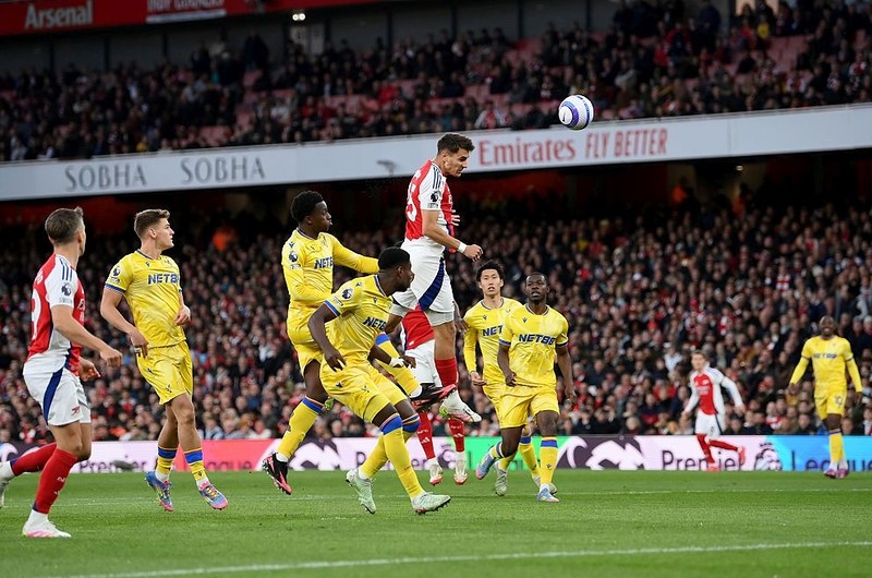 English Premier League: Kiwior's goal, Arsenal's draw with Crystal Palace