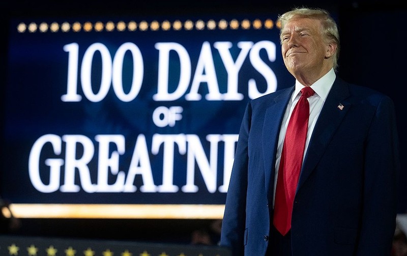 Media: Trump z najniższym od 80 lat poparciem po 100 dniach urzędowania