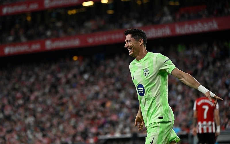 Liga hiszpańska: Popis Lewandowskiego, który przekroczył granicę 100 goli w Barcelonie