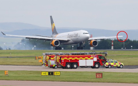 Thomas Cook flight forced to return after part of wing fell off