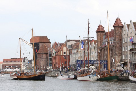 Nautical holiday in Gdansk. Baltic Sail has started