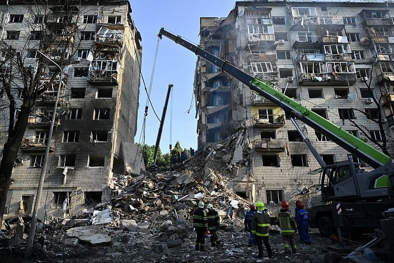 Ukraina: To był jeden z najstraszniejszych ataków Rosji na Kijów