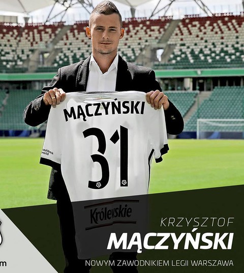 Krzysztof Maczynski for two years in Legia