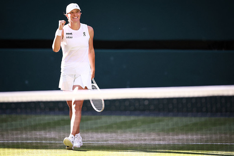 Wimbledon: Świątek trzecią Polką w finale na londyńskiej trawie