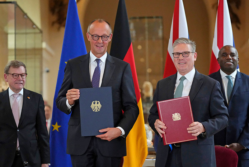 Londyn: Premier UK Starmer i kanclerz Niemiec Merz podpisali traktat Kensington