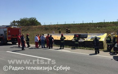 Wypadek polskiego autobusu w Serbii. Na pokładzie były dzieci