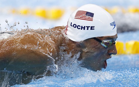 Ryan Lochte returns to swimming after a 10-month suspension