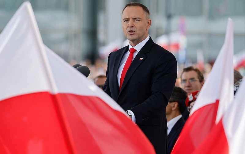 "Guardian": Przemówienie Nawrockiego zapowiedzią konfliktu z rządem Tuska