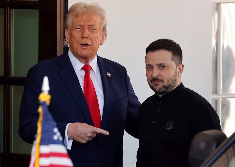 Sondaż Gallupa: Zełenski dwa razy bardziej popularny w USA niż Trump
