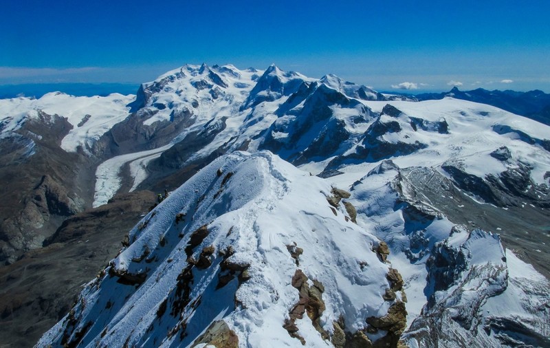 Śmiertelny wypadek polskiego alpinisty na lodowcu Monte Rosa 