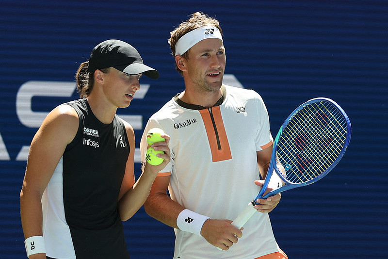 US Open: Pegula i Draper rywalami Świątek i Ruuda w półfinale miksta