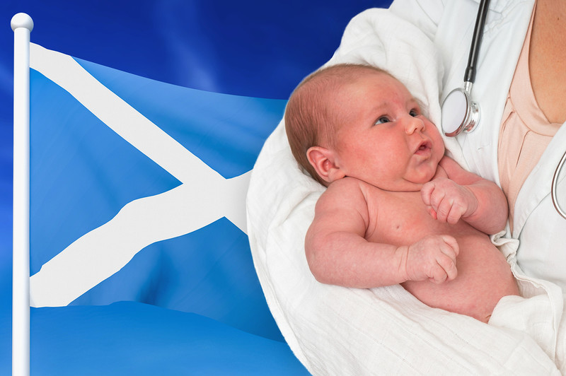 Liczba urodzeń w Szkocji spadła do najniższego poziomu od 1855 r.