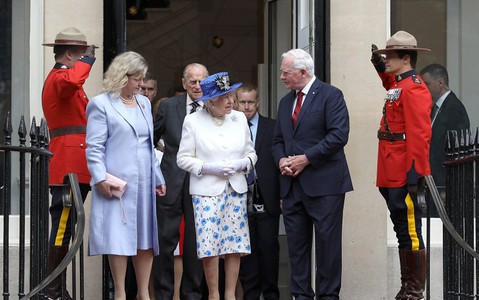 There's been a terrible breach of royal protocol against The Queen but for a heroic reason