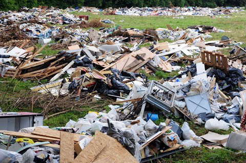 Park w Bromley zasypany śmieciami. Nielegalni mieszkańcy pozostawili po sobie tony rzeczy