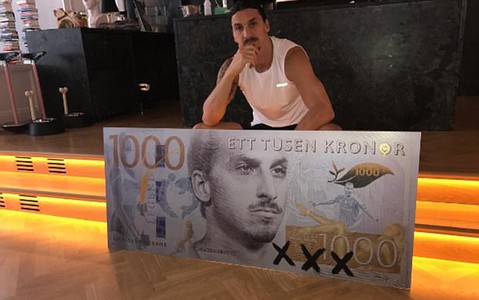 Ibrahimovic: To ja powinienem być na banknocie 1 000 koron