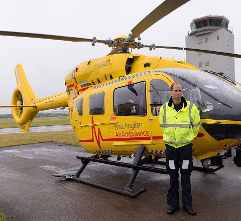 Prince William writes tribute to colleagues as he leaves Air Ambulance