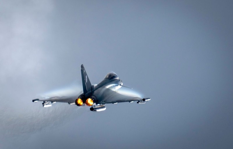 Brytyjskie samoloty patrolowały granicę z Rosją razem z siłami USA i NATO