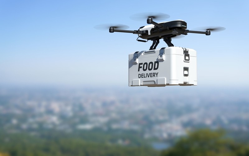 As food delivery drones take off in Ireland, here are the most popular items