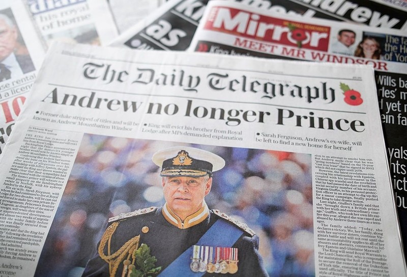 The British monarchy hesitated, but had no choice in the matter of Prince Andrew