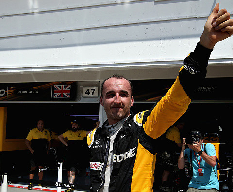 Kubica in focus on tests in Hungary