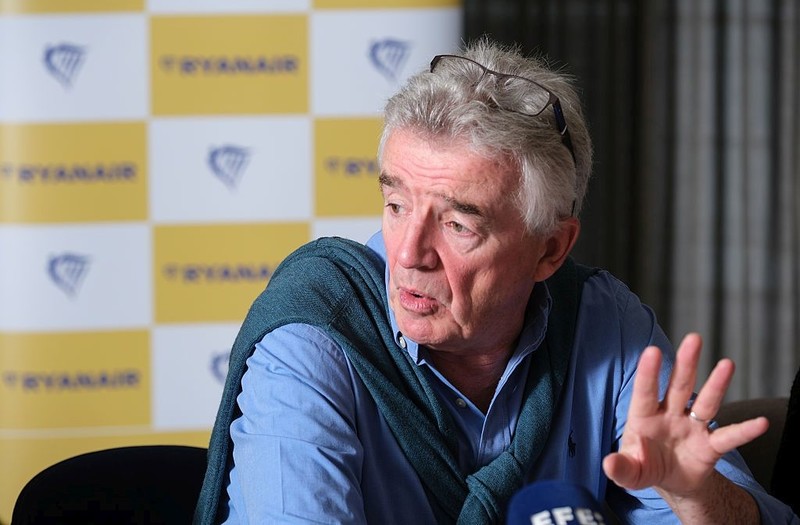 Szef Ryanaira krytykuje brytyjski rząd i zapowiada podwyżki cen biletów