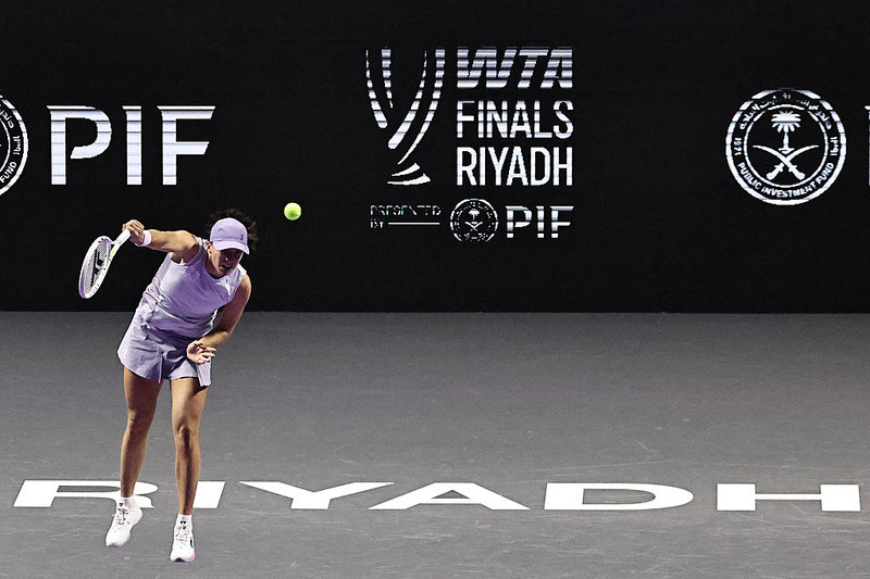 WTA Finals: Świątek przegrała z Rybakiną