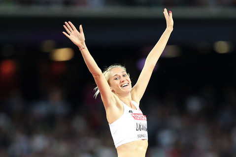 Kamila Licwinko of Poland wins bronze in high jump at worlds
