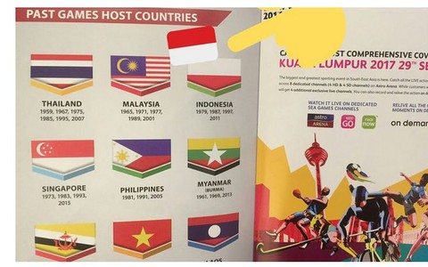 Organizatorzy igrzysk pomylili flagi i przypisali Indonezji polskie barwy narodowe