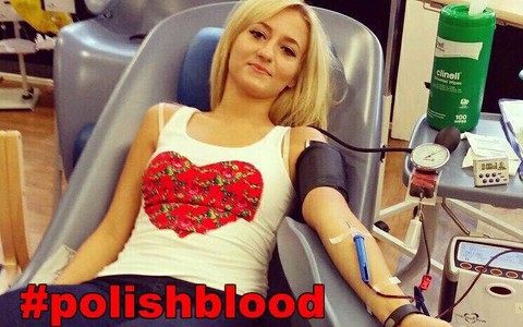 Poles in the United Kingdom for the third time donate blood as part of #polishblood