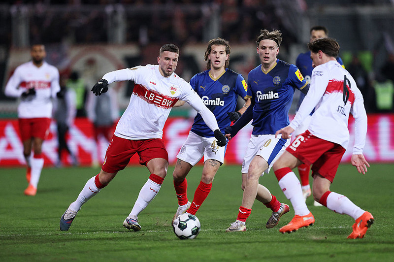 Puchar Niemiec: Broniący tytułu VfB Stuttgart awansował do półfinału