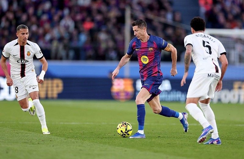 Liga hiszpańska: Gol Lewandowskiego, łatwe zwycięstwo Barcelony