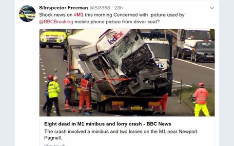 Wypadek na M1 w Anglii. 31-letni Polak oskarżony o śmierć 8 osób 