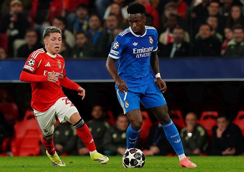 Piłkarska LM: Mbappe domaga się wykluczenia Prestianniego po obelgach wobec Viniciusa