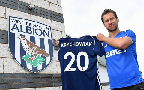 West Brom sign PSG's Grzegorz Krychowiak on season-long loan