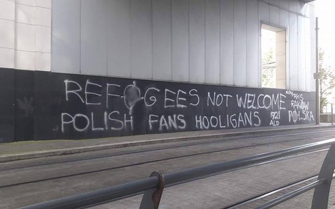 Dublin: Rasistowskie graffiti polskich wandali usunięte po interwencji radnego