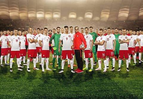 Polish football players will play Denmark today! They were under the control of the president