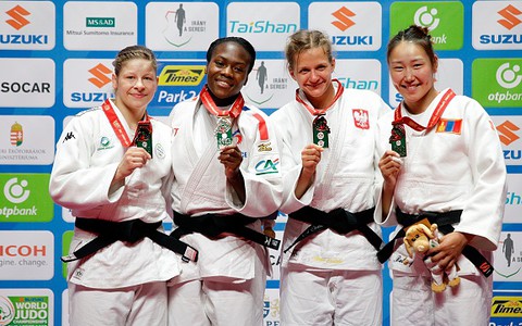 Bronze medal Agate ornaments in judo