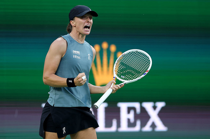 Turniej WTA w Indian Wells: Świątek pokonała Sakkari i awansowała do 1/8 finału