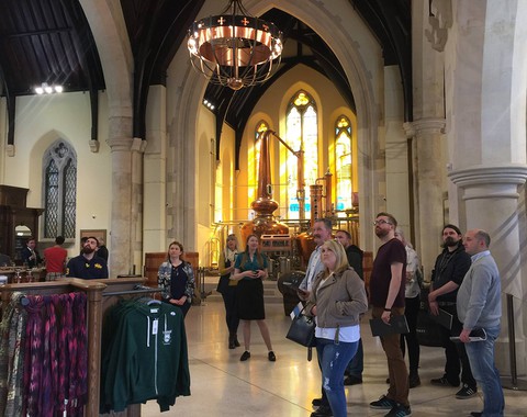 Dublin: Nowa destylarnia w kościele