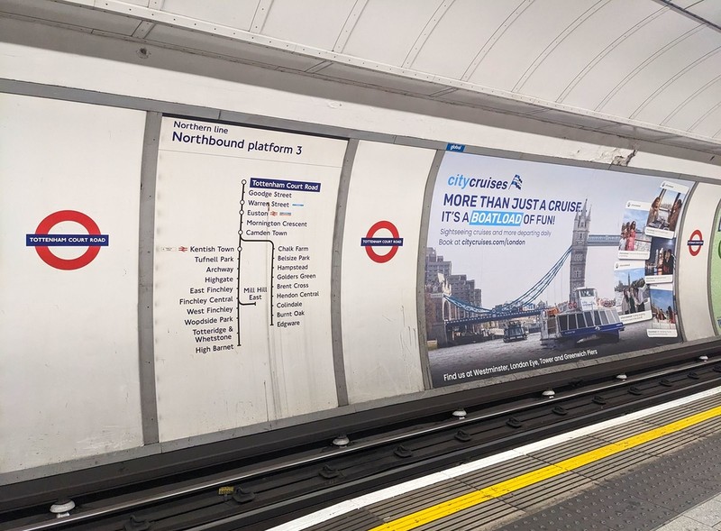 Trzy "zaginione" stacje metra w północnym Londynie nigdy nie pojawiły się na mapie