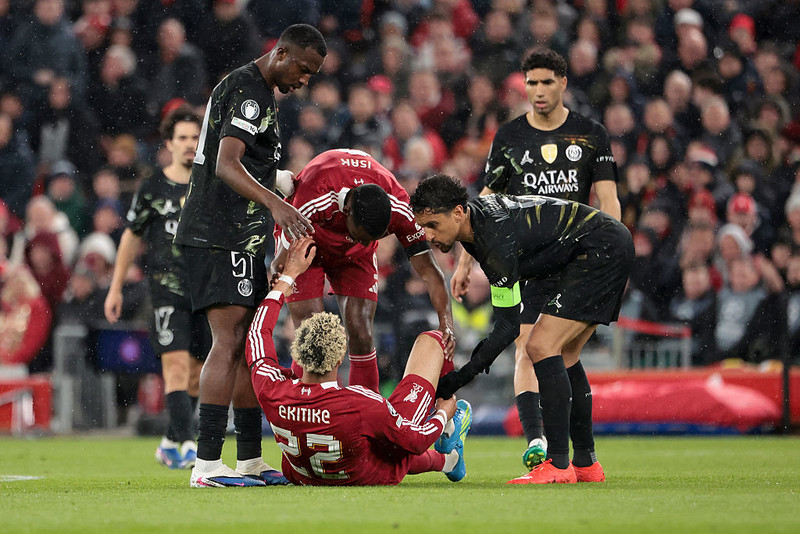 Champions League: Ekitike suffers serious injury; the Frenchman could miss the World Cup