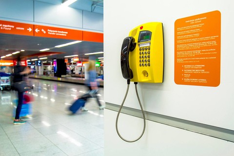 Chopin Airport provides national calls free of charge