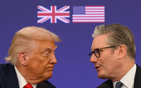 Trump grozi Wielkiej Brytanii cłami za podatek cyfrowy