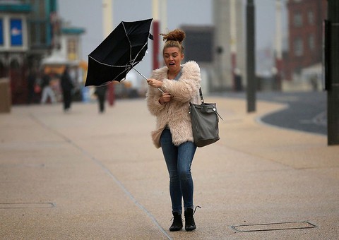 Storm Aileen batters Britain with high winds causing power cuts and travel chaos