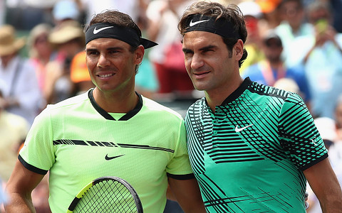Federer: It's great to have Nadal on his side of the court