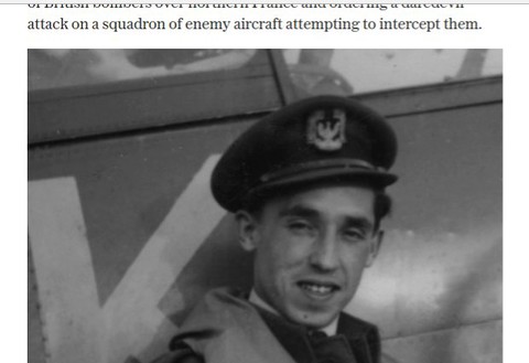 Polish war veteran tops RAF poll celebrating the greatest WW2 Spitfire pilots