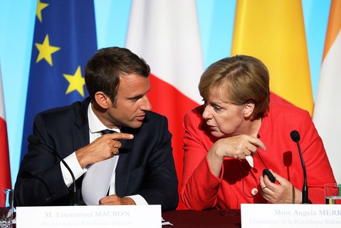 "Financial Times": W projekcie reformy UE Macron stara się zminimalizować tarcia z Niemcami