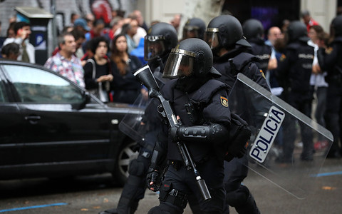 Referendum w Katalonii. Policja użyła gumowych kul