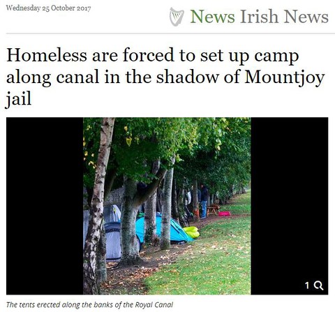 Kryzys mieszkaniowy w Dublinie: Polacy zmuszeni koczować w namiotach